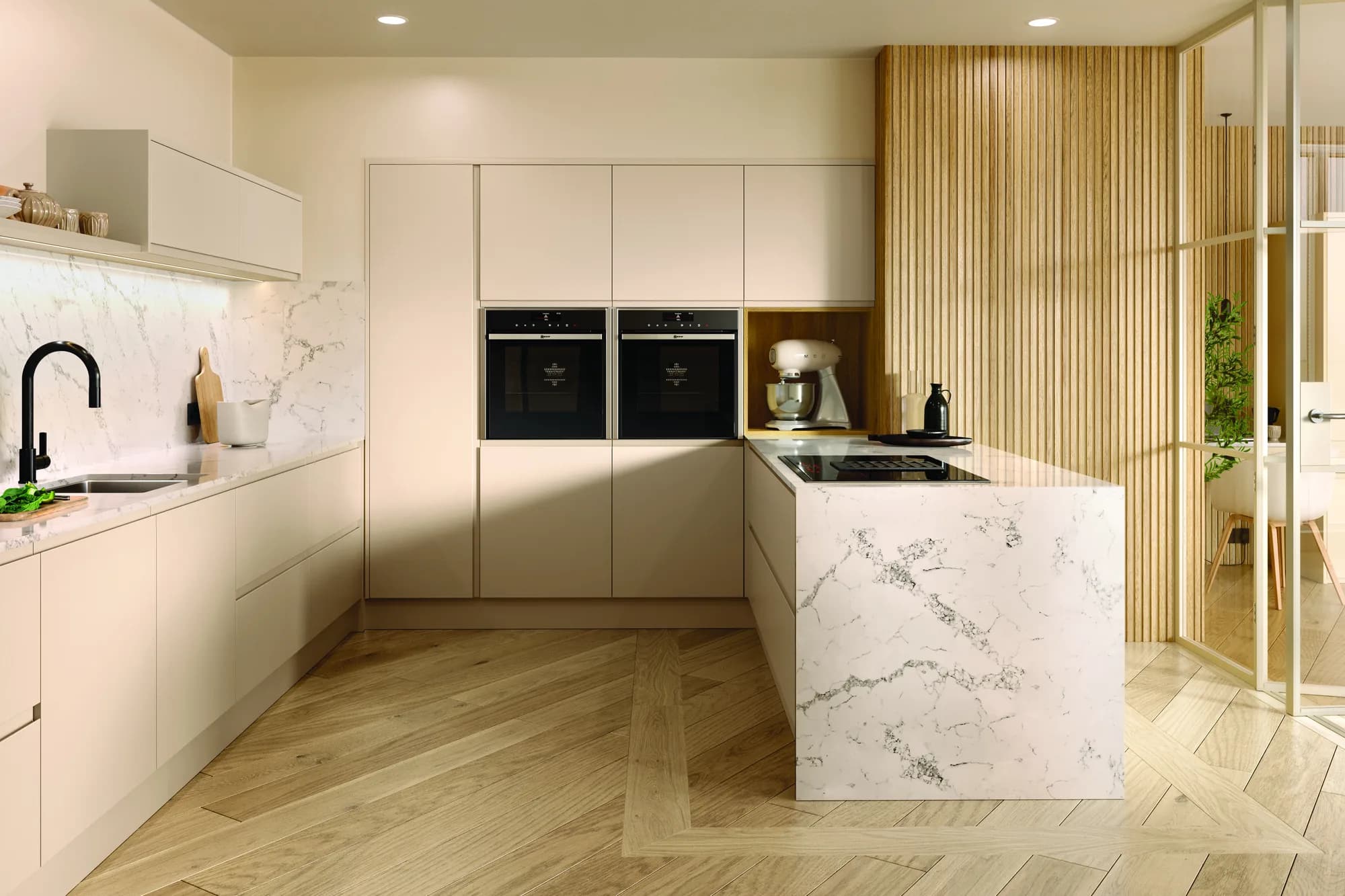 Strada Matte kitchen in Cashmere